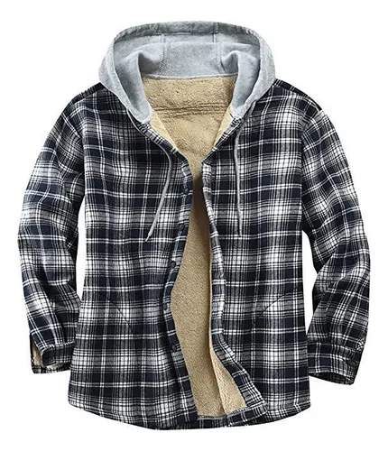Blusa de frio xadrez masculina hotsell com capuz