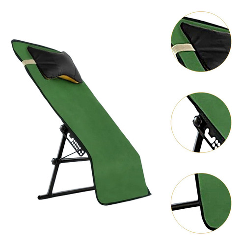 Cojín Plegable Para Asiento Trasero De Bicicleta Verde