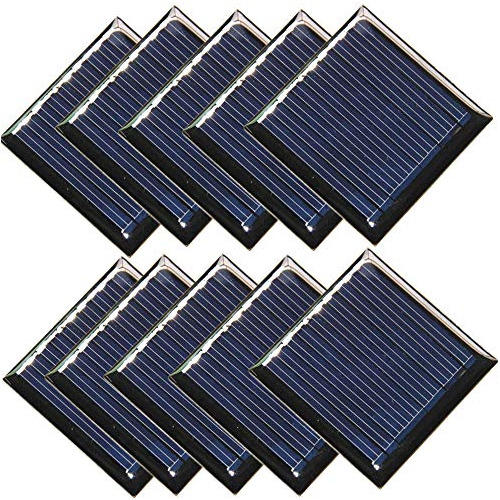 Panel Solar Pequeño Y Micro De 2v Y 60mah, 0.12w, 45x4...