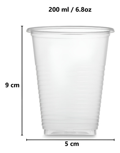 X200 Vasos Plasticos Vasos Plasticos Desechables Vaso 200ml