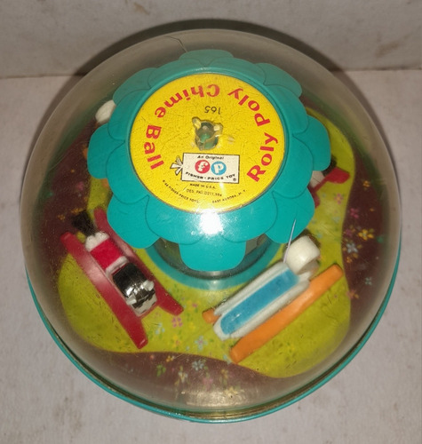 Roly Poly Chime Ball Juguete Musical Fisher Price Año 1966 (Usado)