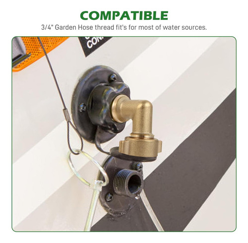 Codo De Manguera De 90 Grados Conector De Codo De Latón Para