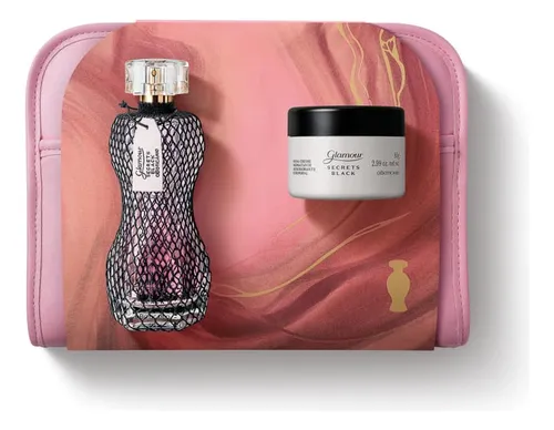 Kit Presente Dia dos Namorados Glamour Secrets Black (3 itens)