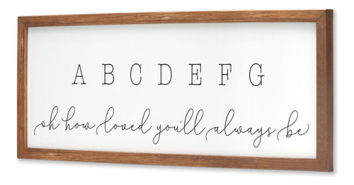 Decoración Mural Open Road Brands Abc Nursery Alphabet 24,52