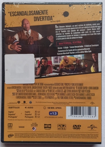 Un Espia Y Medio Dvd Original Nuevo