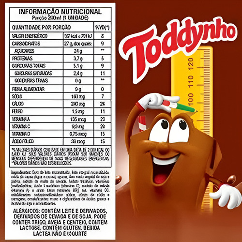 Bebida Láctea Toddynho Levinho 200ml - 12 Unidades