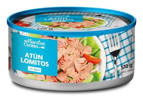 Atún Lomito Nuestra Cocina En Agua Lata 170 G