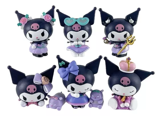 1 Set De Figuras Coleccionables Kuromi