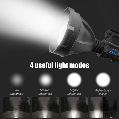 100000lm 80w P50 Linternas Llevadas Tácticas Súper Brillante