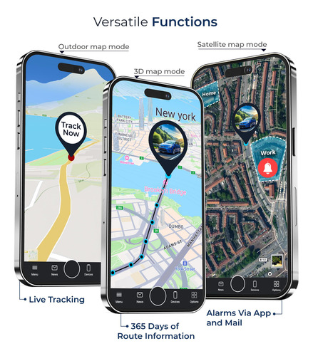Rastreador Gps 4g Lte Obd Para Flotas Y Vehículos Con Geofen