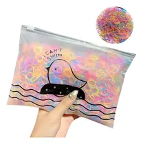 Comprar Kit 500 Elásticos Silicone Estojo Colorido Cabelo Infantil