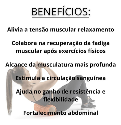 Rolo Massagem Liberação Miosfascial Terapia Tratamento