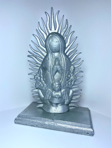 Virgen De Guadalupe Imagen Animada Hecha De Aluminio Chica | Envío gratis