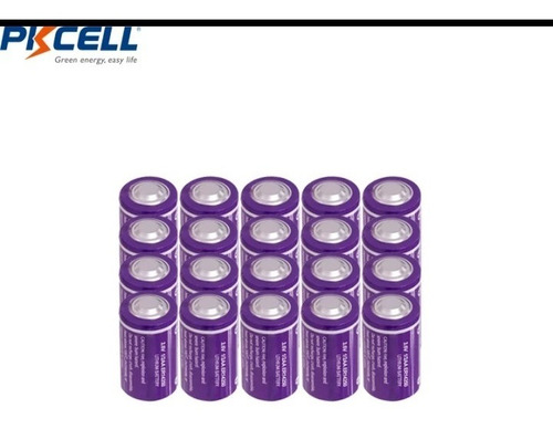 Imagen 3 de 4 de Batería Litio 1/2aa 3,6 V 1200 Mah Er14250 Marca Piscell