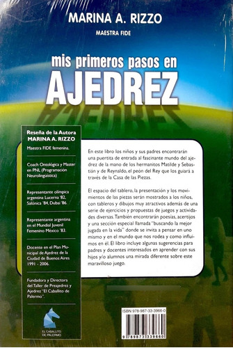 Mis Primeros Pasos En Ajedrez - Mariana Rizzo - Editorial Ediciones del Autor