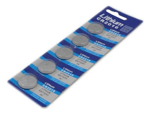 Pack 5 Pilas De Litio Cr2032 2016 2025baterias