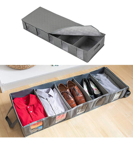 Plegable Debajo De La Cama Bolsas De Almacenamiento Contened