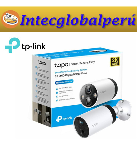 Cámara Wifi Tp-link Tapo C420 2k Qhd Crystal Clear View
