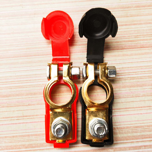 Convertidor De Voltaje Latón 10mm Rojo Negro