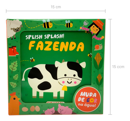 Splish Splash! Fazenda, De Townhouse Publishing Ltd. Editorial Girassol, Capa Mole, Edição 1 Em Português, 2025