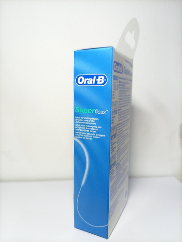Hilo Dental Super Floss Oral-b Ortodoncia, Puentes, Coronas (Usado)