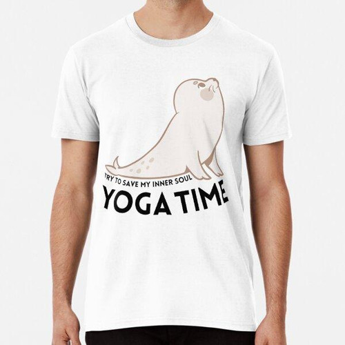 Remera Tiempo De Yoga Morsa Algodon Premium