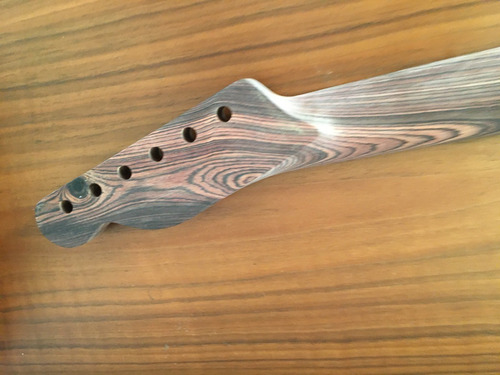 Imagem 6 de 7 de Braço Guitarra Modelo Tele Em Jacarandá Violeta