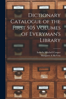 Libro Dictionary Catalogue Of The First 505 Volumes Of Ev...