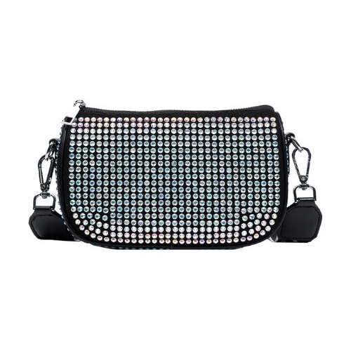 Bolso Cartera Diamante Brillantes Crossbody Fina Piedras