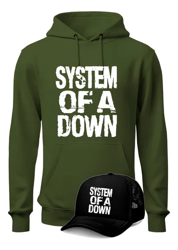 Buzo System Of A Down Saco Capota Unisex Wake Up! + Gorra