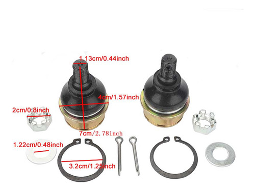 2x Juntas De Bola Inferior Accesorios De Motocicleta