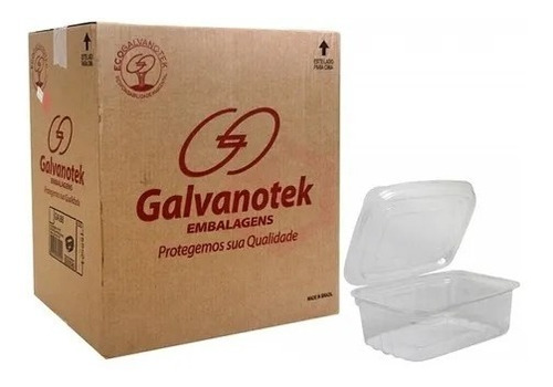 Embalagem Ga 88 Retangular Cristal C/100un- Galvanotek 250ml
