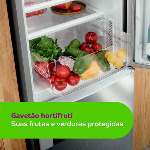 Geladeira Refrigerador Consul Frost Free Inverse Cre44bk