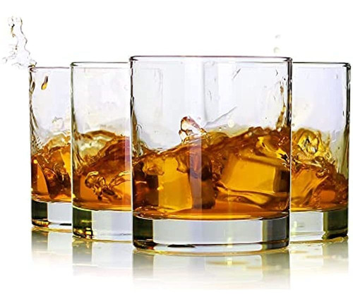 Luxu Vasos De Whisky, Premium 11 Oz Vasos Escoceses Juego De