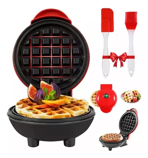 Hyiear 110v Mini Waflera Eléctrica Redonda Máquinas Waffles