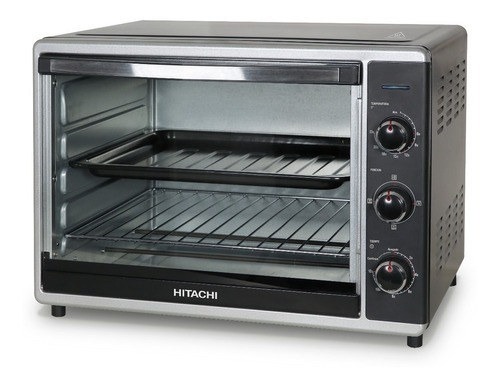 Horno Electrico Hitachi - 52 Litros - 2000 Watts - Grill Color Negro 220V