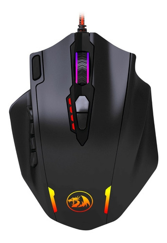 Mouse gamer de juego Redragon Impact M908 negro