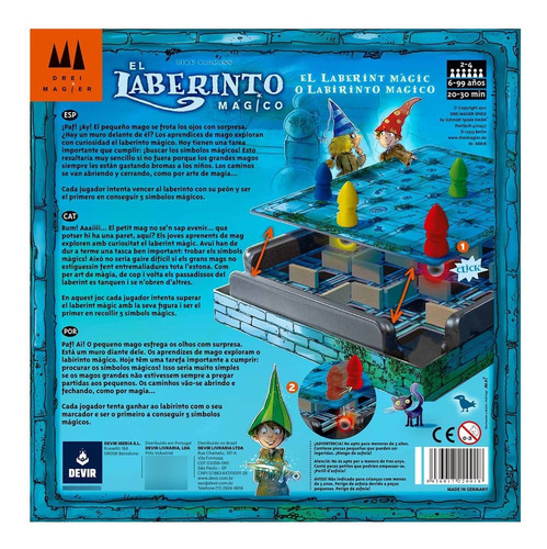 Juego De Mesa - Devir Laberinto Mágico