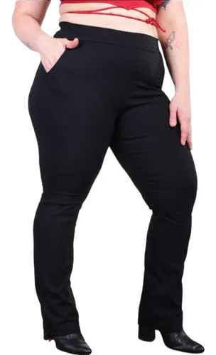 Pantalones de bengalina talles grandes sales