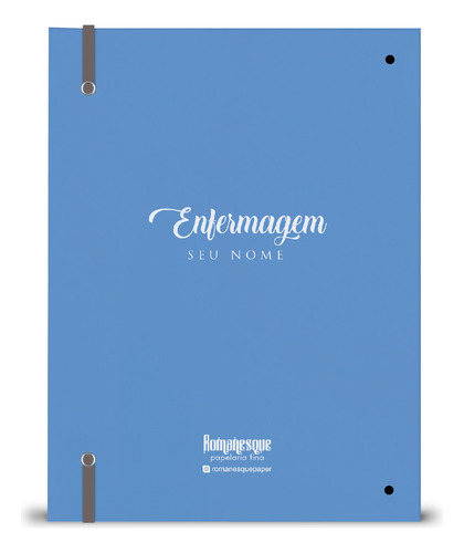 Fichário Personalizado, 20x27,5cm C/160 Fls- Enfermagem 03