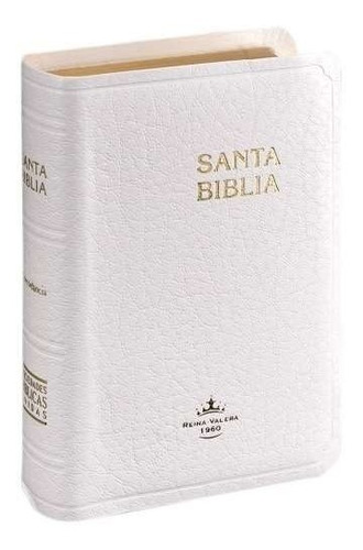 Biblia Reina Valera Compacta Simil Piel Blanca Concordancia