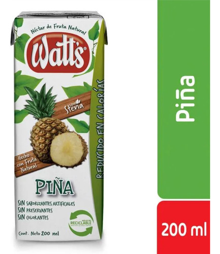 Pack 12 Jugos Watts Con Stevia - Cumpleaños - Colacion