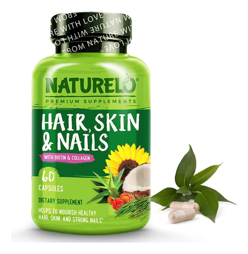 Vitaminas Cabello, Piel Y Uñas 5000 Mcg Naturelo 60 Capsula