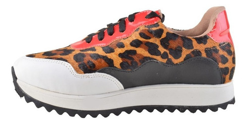 Imagen 5 de 8 de Zapatillas De Cuero De Mujer - Aukena - Ferraro