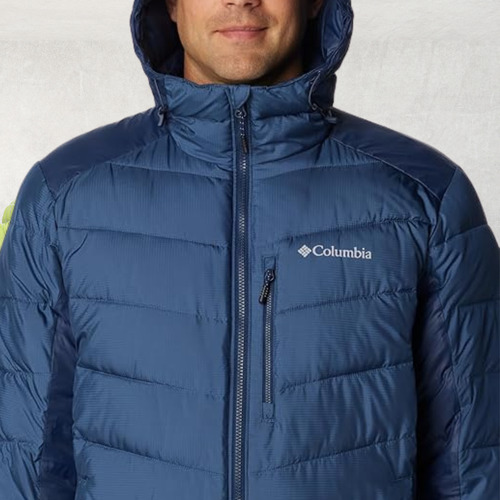 Campera Columbia Hombre Con Capucha Térmica Labyrinth Loop