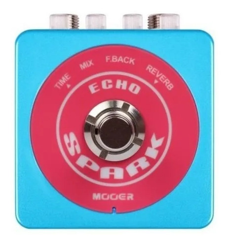 Pedal Mooer Spark Echo Sdl2, color azul