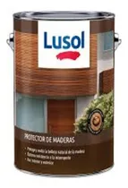 Comprar Lusol Protector De Madera 1lt + 1 Pincel De Color Nogal