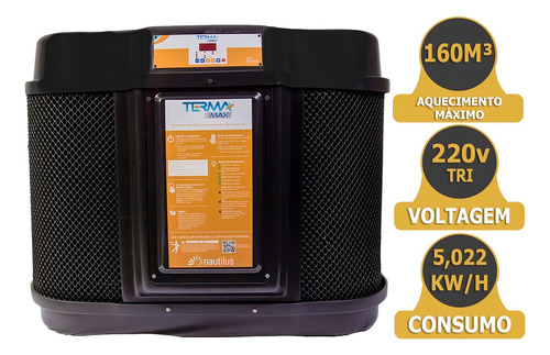 Trocador De Calor Termamax 06 Tri 220v Até 160 Mil Litros Trifásico 220v