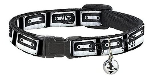 Cat Collar Breakaway Dc Cassette Tape 8 To 12 Inches 0.5 Inc