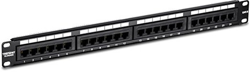 Trendnet 24-port Cat6 Sin Blindaje De Montaje En Pared O Pan